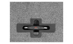 doppler Design-Platte 55 kg aus Granit in Anthrazit, Detail