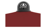 doppler Sonnenschirm Active Green Edition Ausführung Bordeaux und Gestell in Anthrazit, Detail