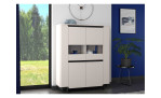 Milieubild Highboard Venedig 2 Drehtüren mit Glaselementen 