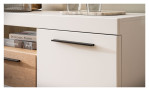 Sideboard San Remo in weiß und Eiche Evoke-Dekor, Detailansicht Tür