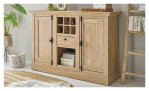 Sideboard Cabrera in Gold Harbour Oak mit schwarzer Rückwand, Ansicht im Milieu