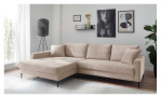 Milieubild Wohnlandschaft Sunny in Mink Ottomane links