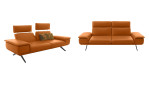 Großes und mittelgroßes Koinor Sofa Elements in der Farbe Gold