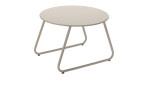 Beistelltisch-Set Adriano in beige aus robustem Eisen, ein Tisch