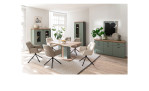Sideboard Marlena in Salbei Grün in einem Wohnraum 