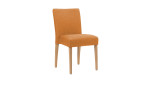 Esszimmerstuhl Shanna, in der Farbe orange,  Schrägansicht