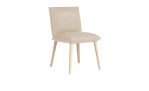 Esszimmerstuhl soft, in der Farbausführung beige, Schrägansicht
