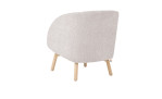 Sessel Thalia, in der Farbausführung grey, Schräge Rückenansicht