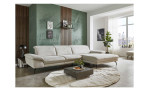 Basis - Ecksofa plano|FORM Mailand, in der Farbausführung Silver,  in einem Raum stehend