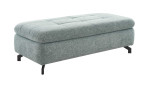 Hocker in der Farbausführung Grau / grün