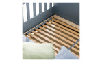 Detailansicht vom Bett