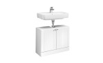 Waschbeckenunterschrank mit Waschbecken seitlich