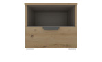 Nachttisch Antigua aus Holzwerkstoff in Eiche Artisan.