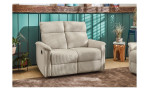 Sofa 2-Sitz Jana im Stoff Cord Light Greige, Millieubild
