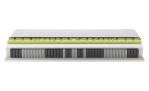 Matratze BULTEX Drive X9 mit Federkern in einer Seitenansicht und den Federkern von innen zusehen.