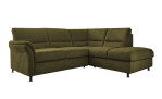 Ecksofa plano|FORM Dale in der Farbausführung Grün
