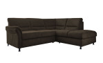 Ecksofa plano|FORM Dale in der Farbausführung Schoko