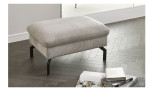 planoform Hocker XXL El Paso in silber im Wohnzimmer