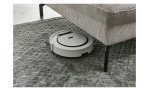 Saugroboter unter planoform XXL Hocker in silber
