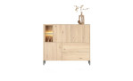 Highboard Trenton in der Farbe Natur von vorne