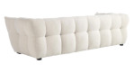 Sofa Bellagio von Xoon in der Farbe Creme mit Kontrastnaht, Ansicht von hinten