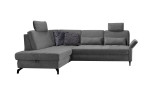 Komfort-Ecksofa Westminster, in der Farbausführung Anthrazit