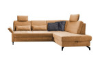 Komfort-Ecksofa Westminster, in der Farbausführung Cognac