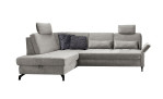 Komfort-Ecksofa Westminster, in der Farbausführung Hellgrau
