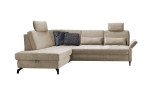 Komfort-Ecksofa Westminster, in der Farbausführung Taupe