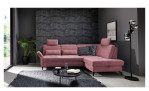 Komfort-Ecksofa Westminster, in der Farbausführung Flider, in einem Raum stehend