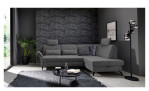 Basis-Ecksofa Westminister in der Farbe Anthrazit in einem Raum stehend