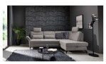 Basis-Ecksofa Westminister in der Farbe Stell in einem Raum stehend