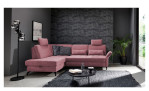 Basis-Ecksofa Westminister in der Farbe Flider in einem Raum stehend