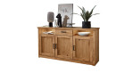 Sideboard Bristol in Asteiche Bianco aus Massivholz, Furnier und Holzwerkstoff