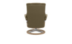 Stressless Relaxsessel mit Hocker Mayfair (M) Signatur in der Farbe Mole von hinten