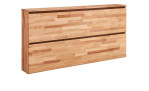 Hängeschuhschrank VALMONDO Pour aus Kernbuche Massivholz mit zwei Klappen.
