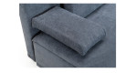 Schlafsofa LIV'IN Malmö in anthrazit, Armkissen