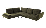 Basis-Ecksofa vito Ticona, in der Farbe Olive