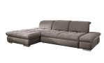 Komfort - Ecksofa vito Fulla, in der Farbausführung Taupe