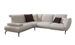 Basis-Ecksofa vito Bevy, in der Farbausführung Natur