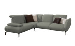 Basis-Ecksofa vito Bevy, in der Farbausführung  Stone