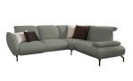 Basis-Ecksofa vito Bevy, in der Farbausführung  Stone