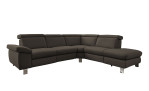 Basis-Ecksofa vito Tonga, in der Farbausführung Elephant