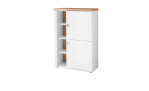 Highboard vito Idamo in Tonweiß kombiniert mit Alteiche