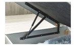 Boxspringbett set one Fairfield im Bezug Ice Blue, Detail