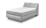 Boxspringbett set one Fairfield im Bezug Light Grey