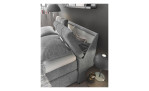 Boxspringbett set one Fairfield im Bezug Light Grey, Detail