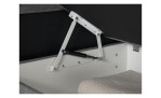 Boxspringbett set one Fairfield im Bezug Grey, Detail