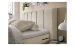 Boxspringbett set one Fairfield im Bezug Cream, Detail