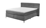 Boxspringbett set one Fairfield in der Farbe dunkelgrau